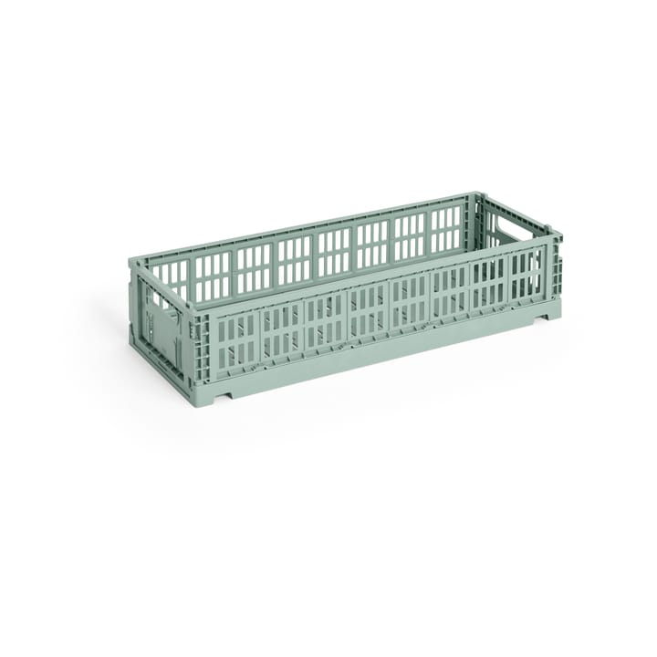 Colour Crate Mini Oblong 13x34,5 cm - Sage green - HAY