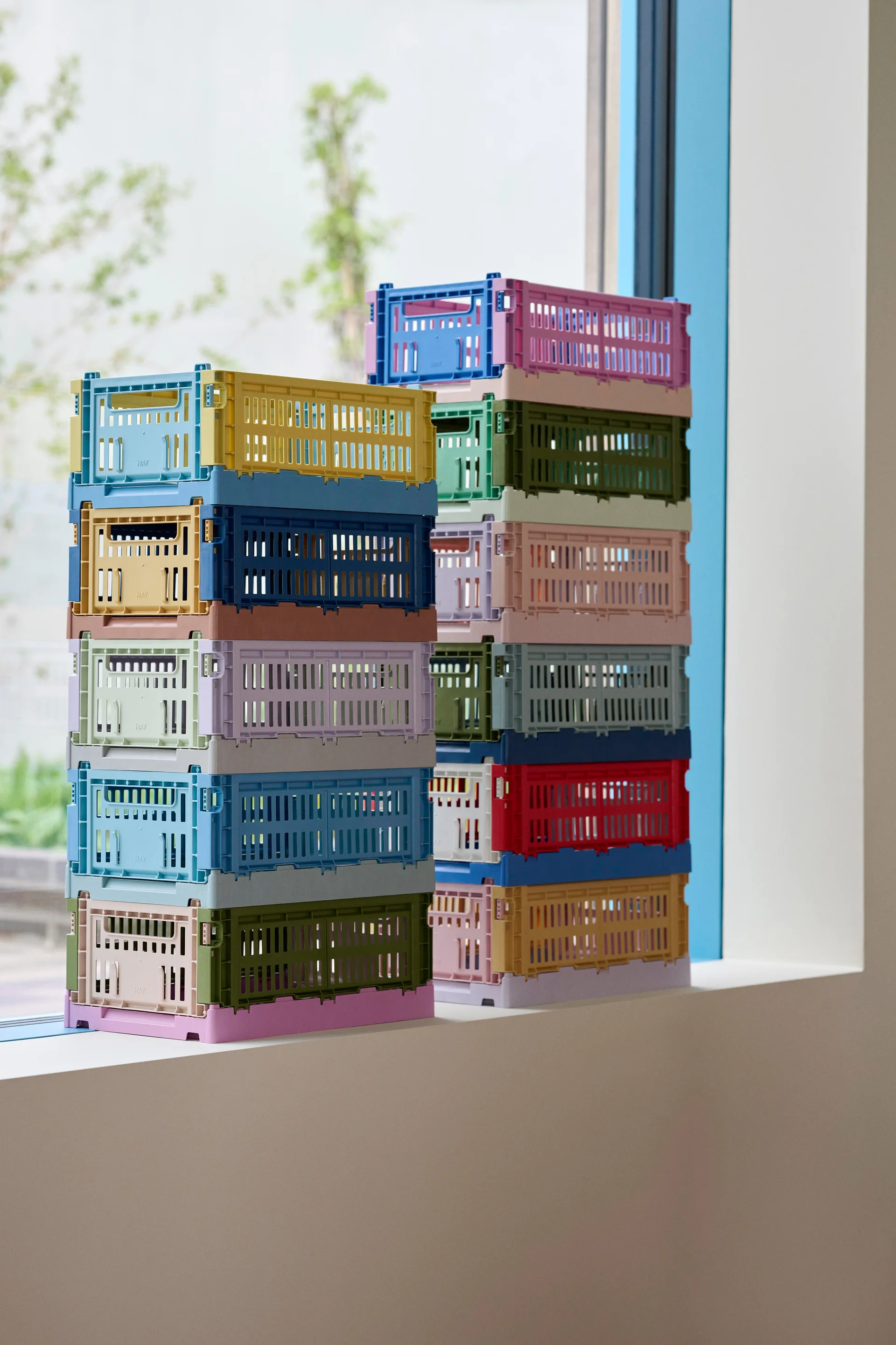 Colour Crate Mix S 17 x 26,5 cm, Mørkeblå HAY