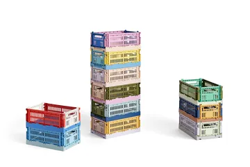 Colour Crate Mix S 17 x 26,5 cm - Mørkeblå - HAY