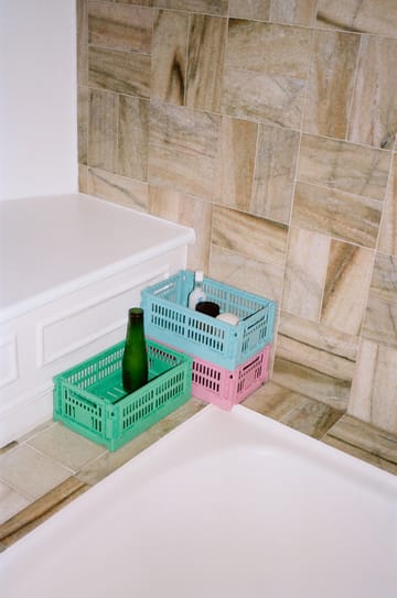 Colour Crate S 17 x 26,5 cm - Dark mint - HAY