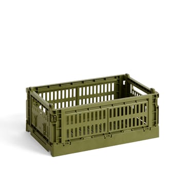 Colour Crate S 17 x 26,5 cm - Oliven - HAY