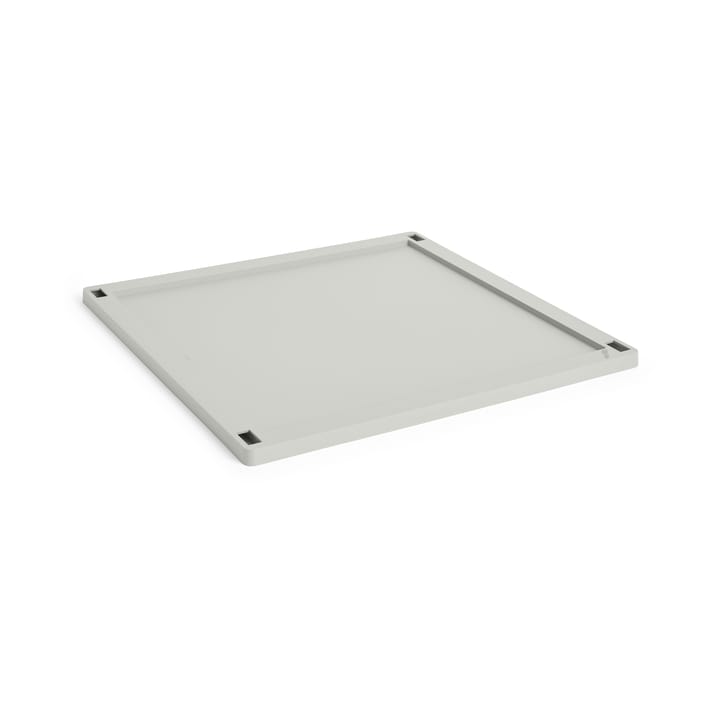 Colour Crate Square lokk plast large - Grey - HAY