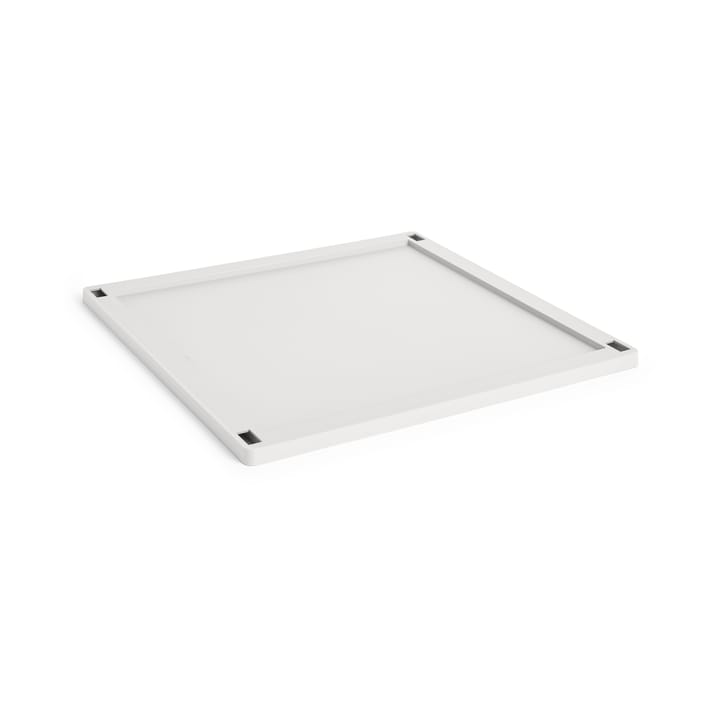 Colour Crate Square lokk plast large - Off white - HAY