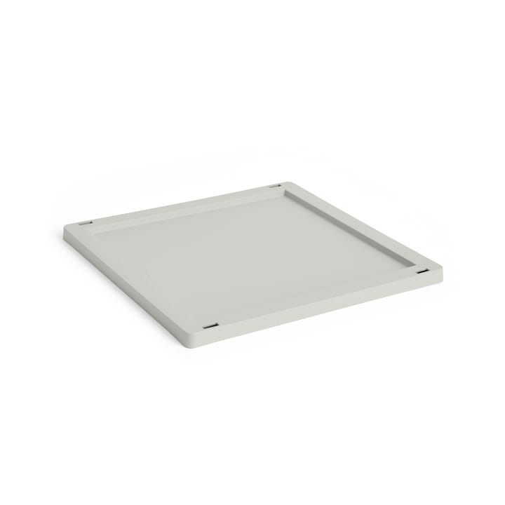 Colour Crate Square/Cube lokk plast medium - Grey - HAY