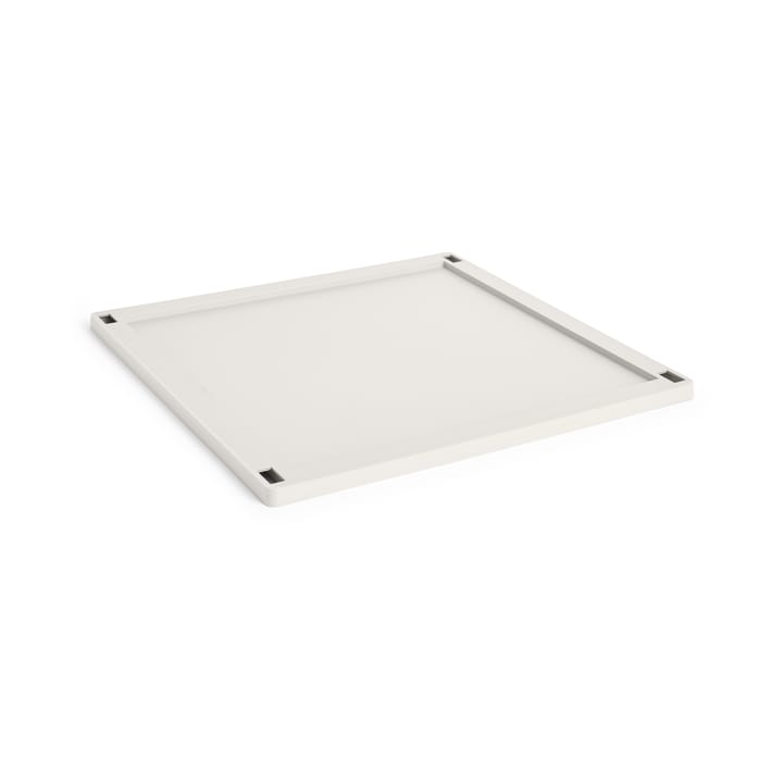 Colour Crate Square/Cube lokk plast medium - Off white - HAY