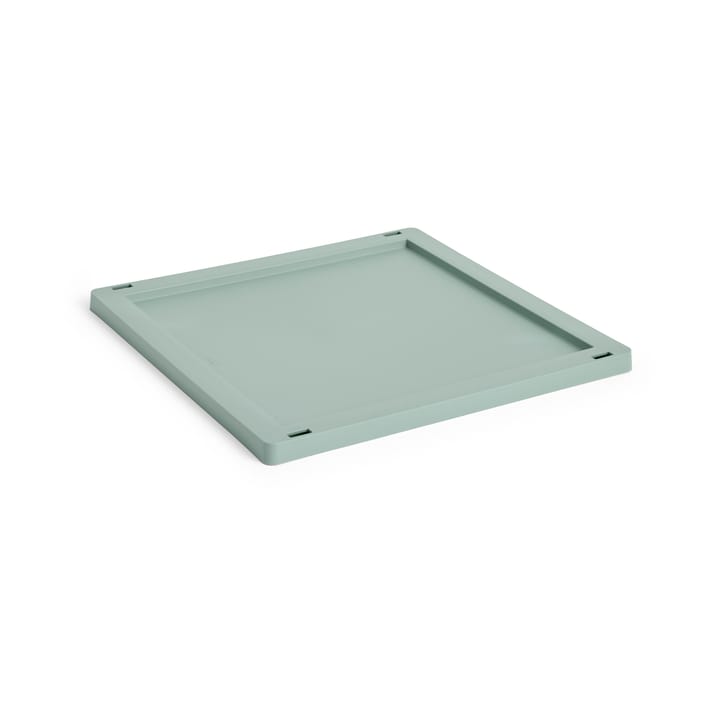 Colour Crate Square/Cube lokk plast medium - Sage green - HAY