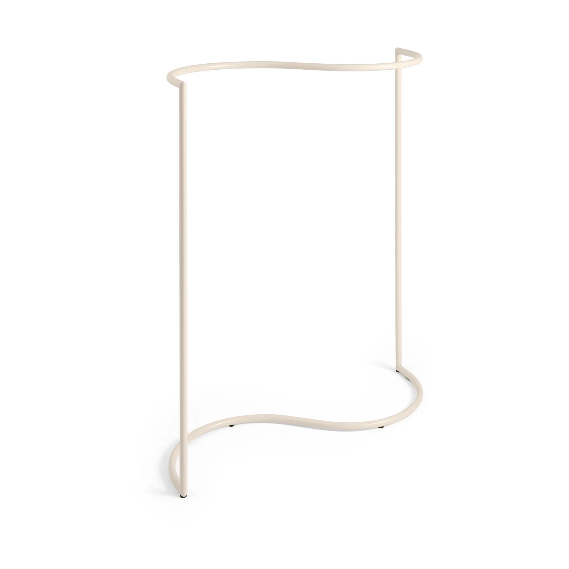 Colour Rack s-shape klesstativ 144,2x150 cm, Eggshell HAY