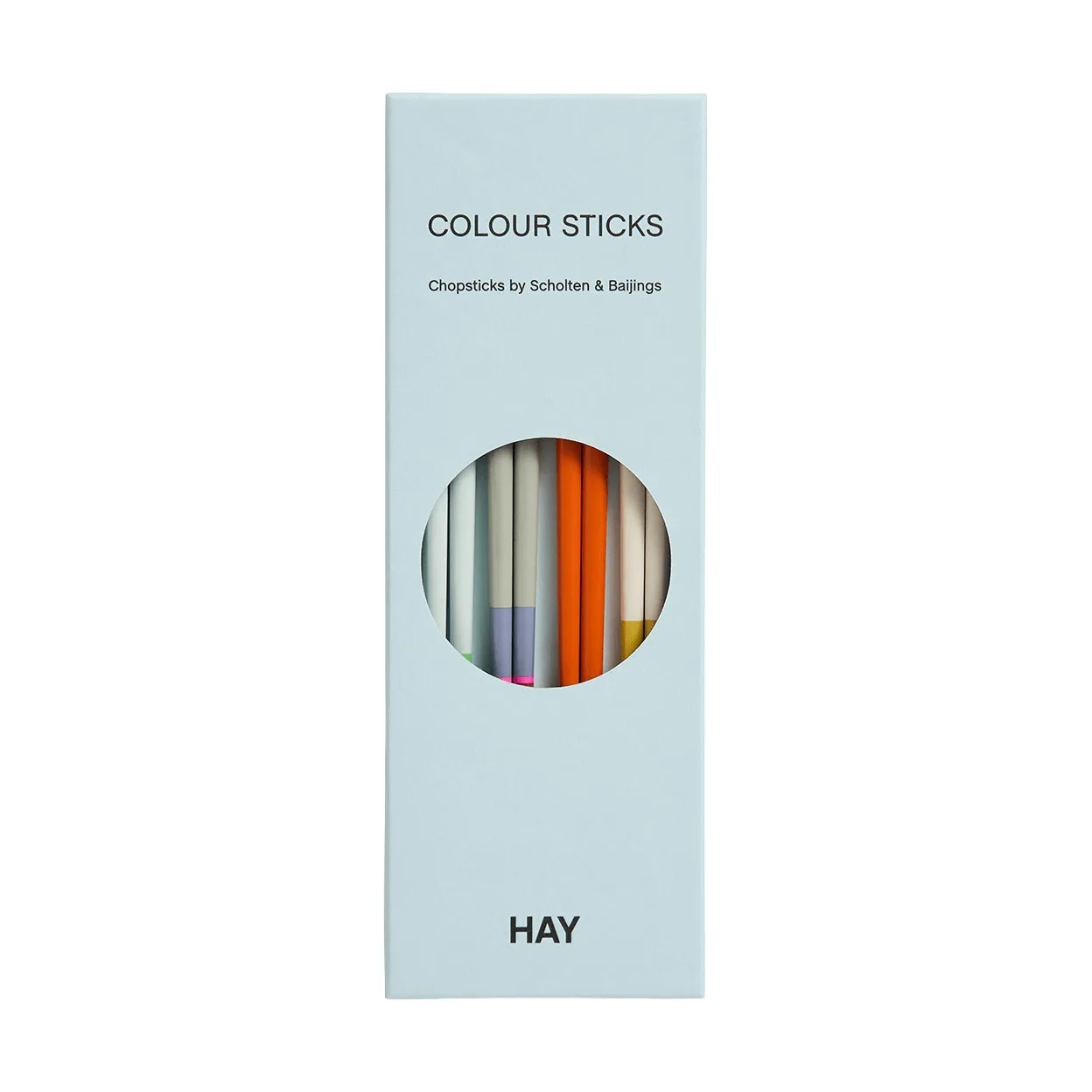 Colour spisepinner 4-pakning, Bright HAY