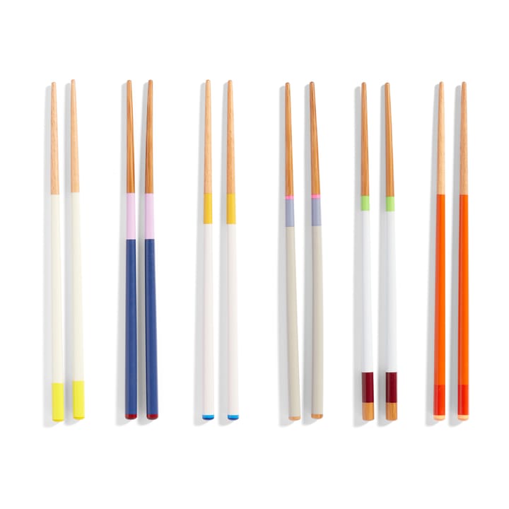 Colour spisepinner 6-pakning - Multi - HAY
