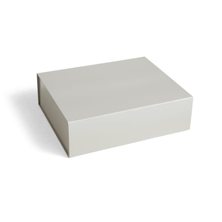 Colour Storage L boks med lokk 34,5 x 41,5 cm - Grey - HAY