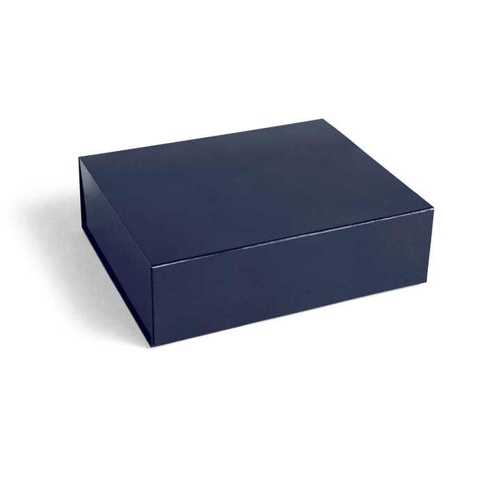 Colour Storage L boks med lokk 34,5 x 41,5 cm - Midnight blue - HAY