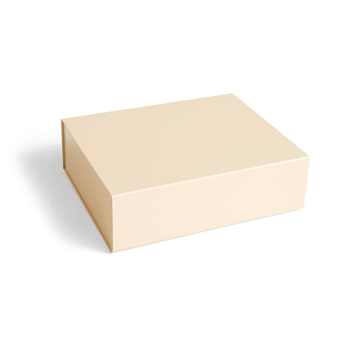 Colour Storage L boks med lokk 34,5 x 41,5 cm - Vanilla - HAY