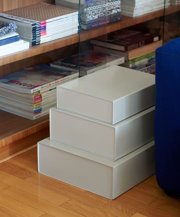 Colour Storage M boks med lokk 29,5 x 35 cm - Grey - HAY