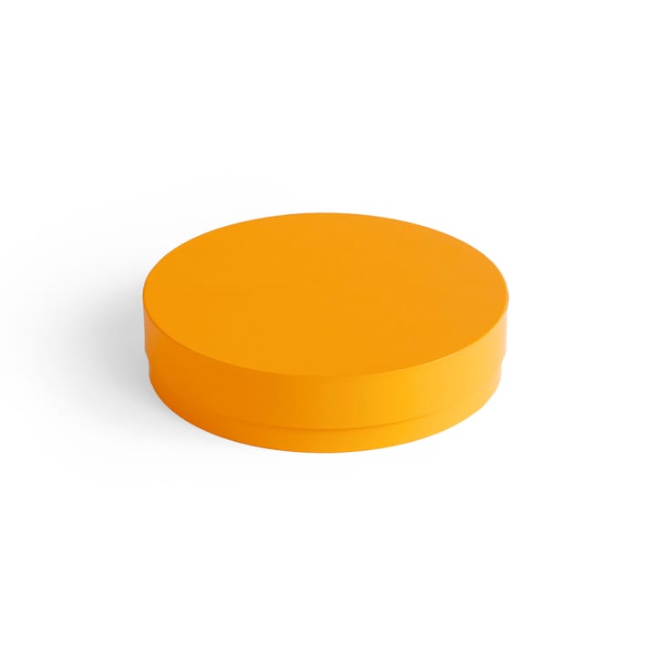 Colour Storage Round boks med lokk Ø 24 cm - Egg yolk - HAY