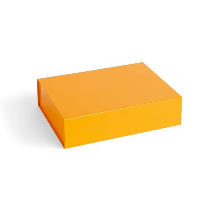 Colour Storage S boks med lokk 25,5 x 33 cm - Egg yolk - HAY