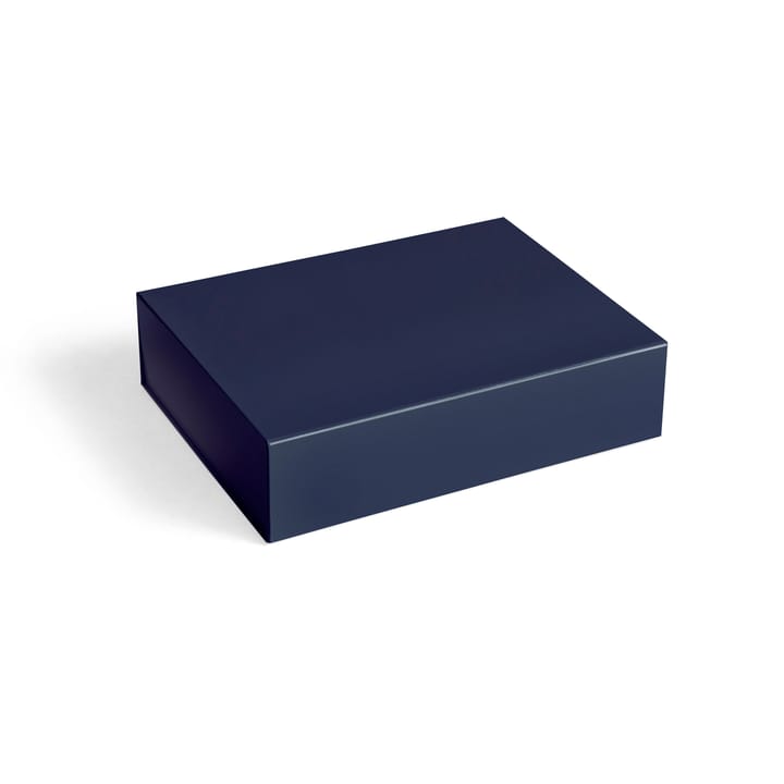 Colour Storage S boks med lokk 25,5 x 33 cm - Midnight blue - HAY