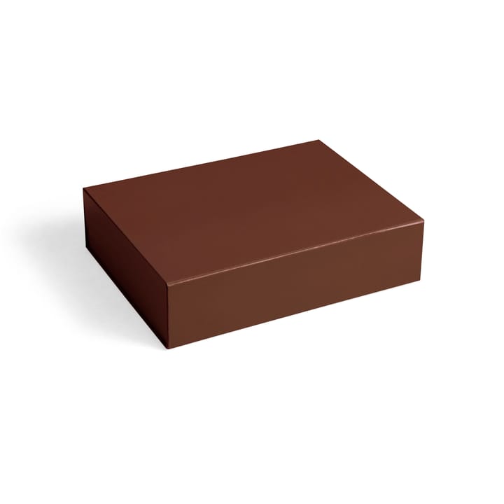 Colour Storage S boks med lokk 25,5 x 33 cm - Milk chocolate - HAY