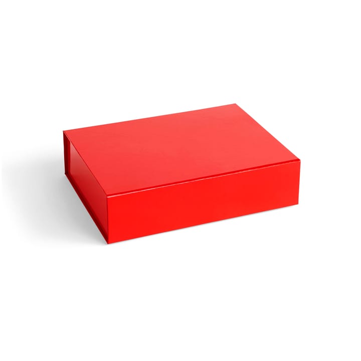 Colour Storage S boks med lokk 25,5 x 33 cm - Vibrant red - HAY