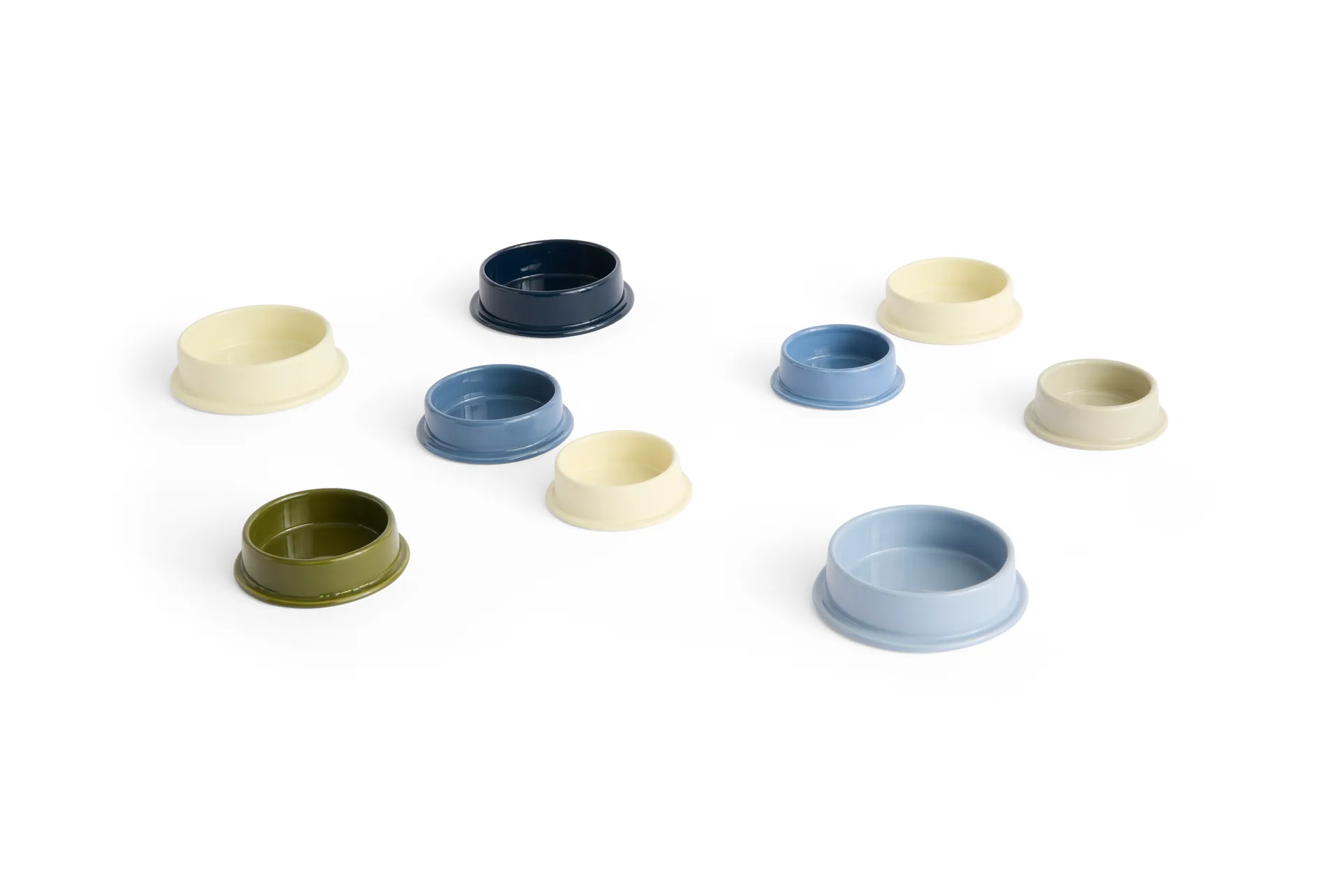 Column Candleholder lyslykt M 11 cm, Dusty blue HAY