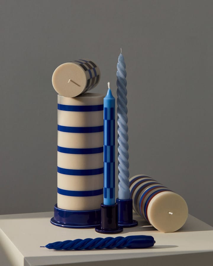 Column kubbelysestake large Ø 12,8 cm, Blue HAY