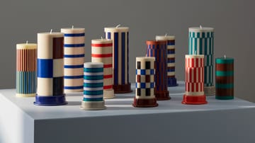 Column kubbelysestake large Ø 12,8 cm - Blue - HAY