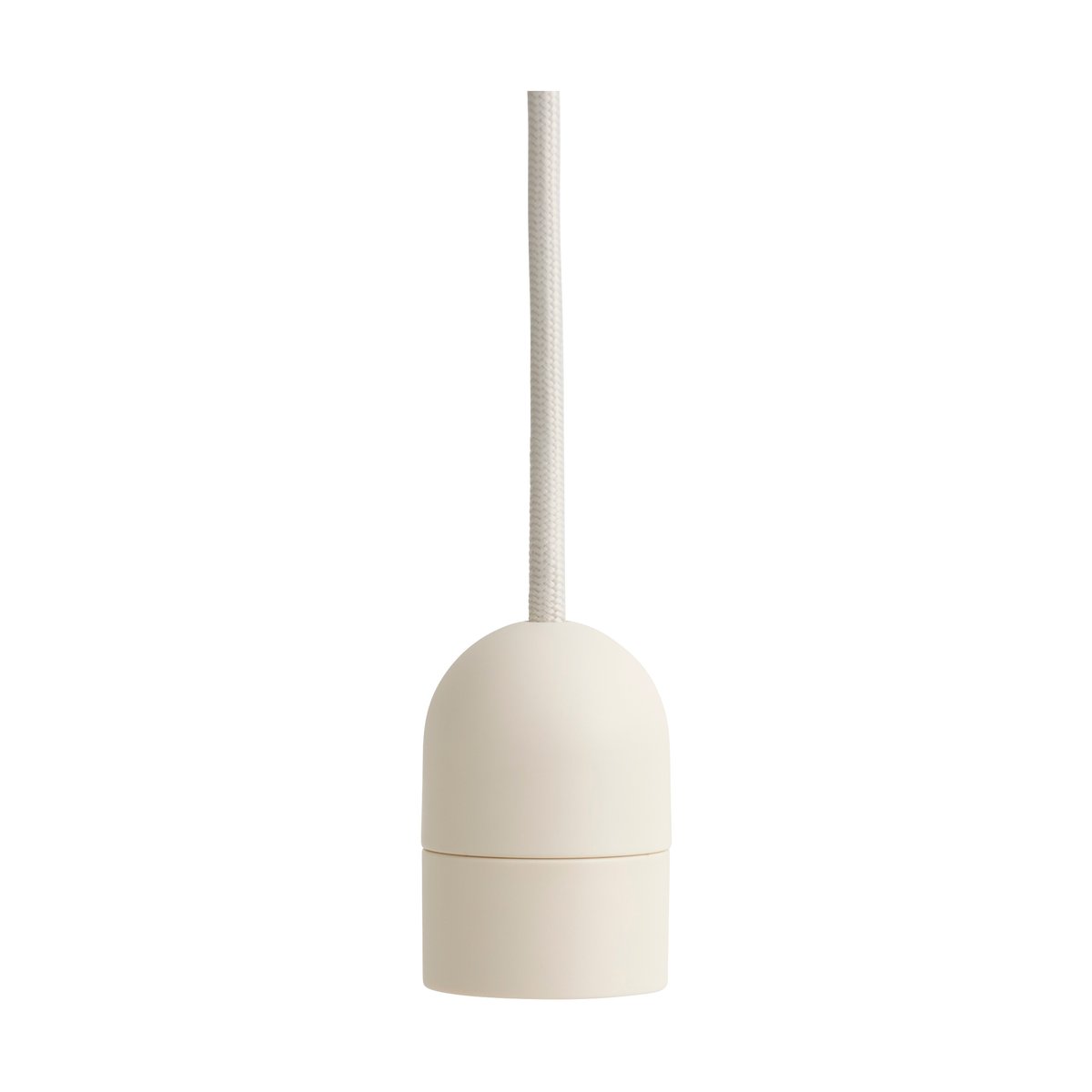 Bilde av HAY Common Pendant Cord set pendel Ø12 cm Clay white