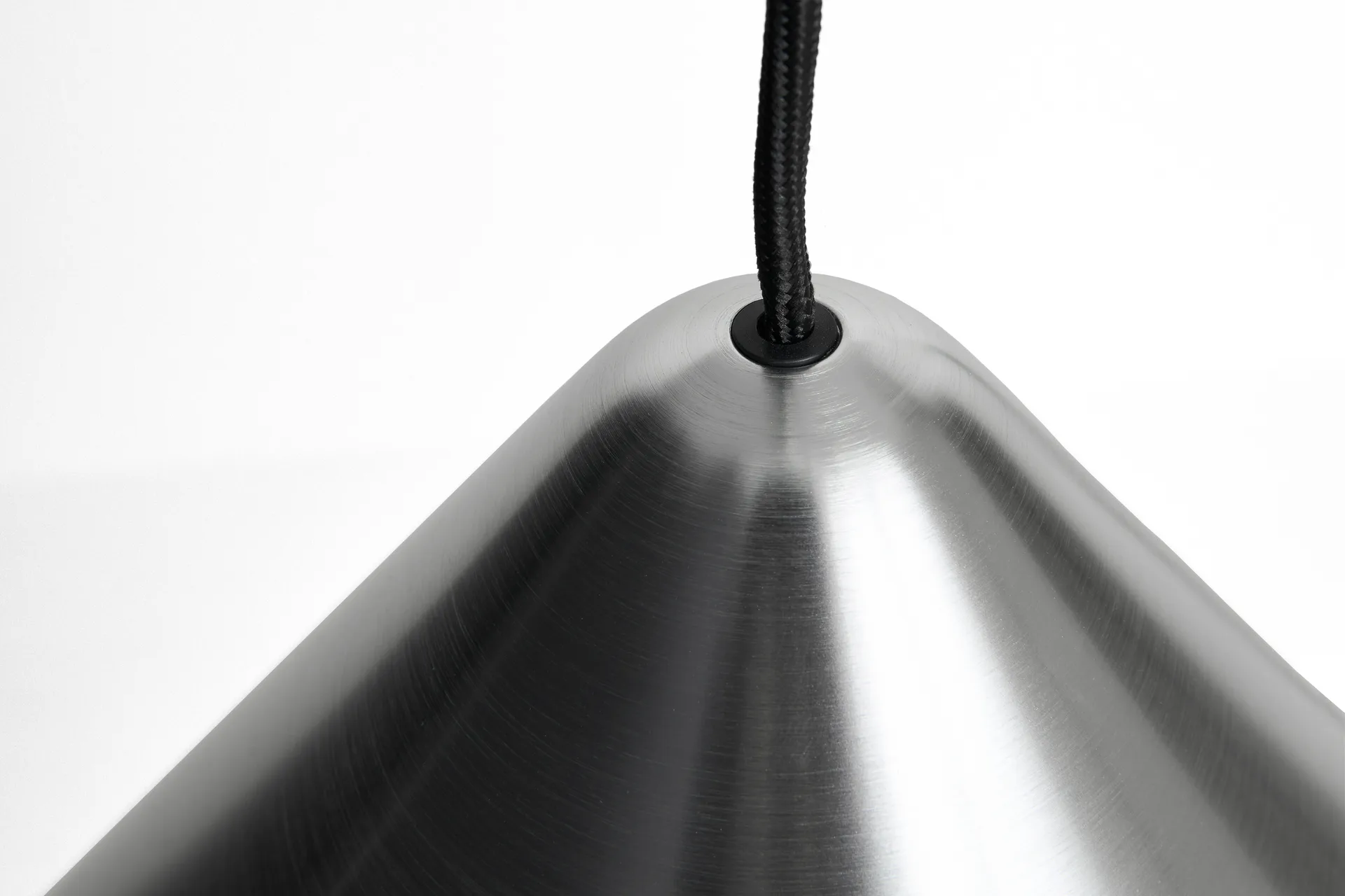 Compass pendel 43 cm, Børstet aluminium HAY