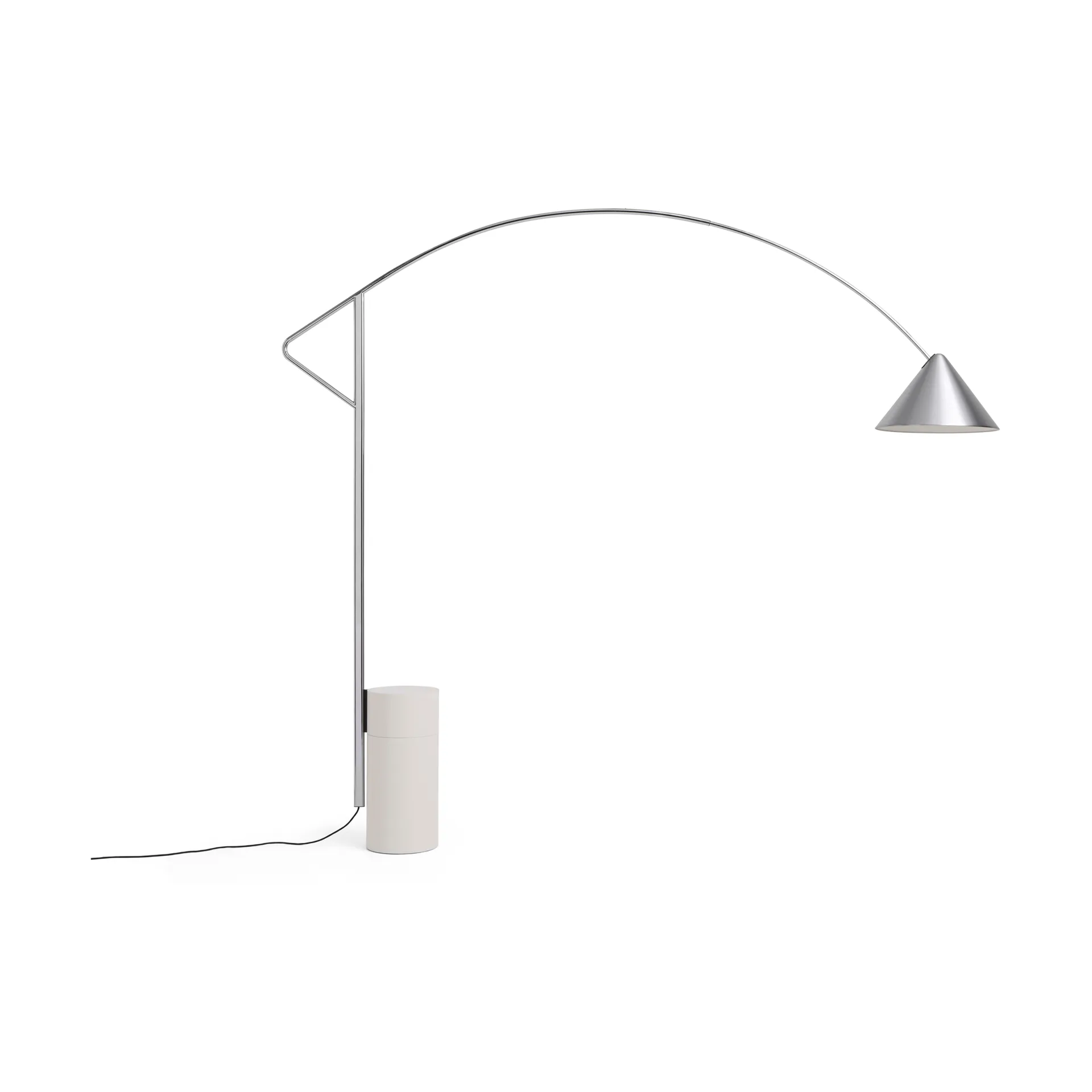Compass Stehlampe, Sølv HAY