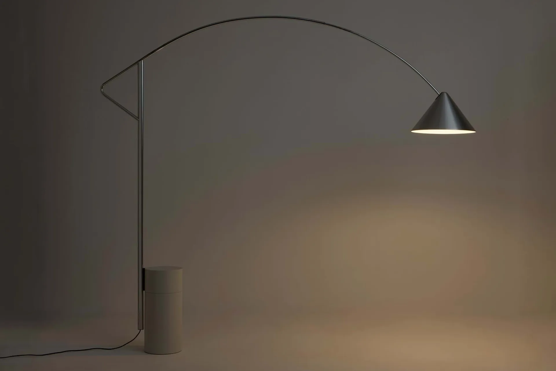 Compass Stehlampe, Sølv HAY