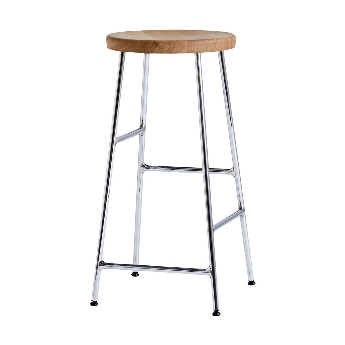 Bilde av HAY Cornet barkrakk 65 cm Oiled oak-chrome