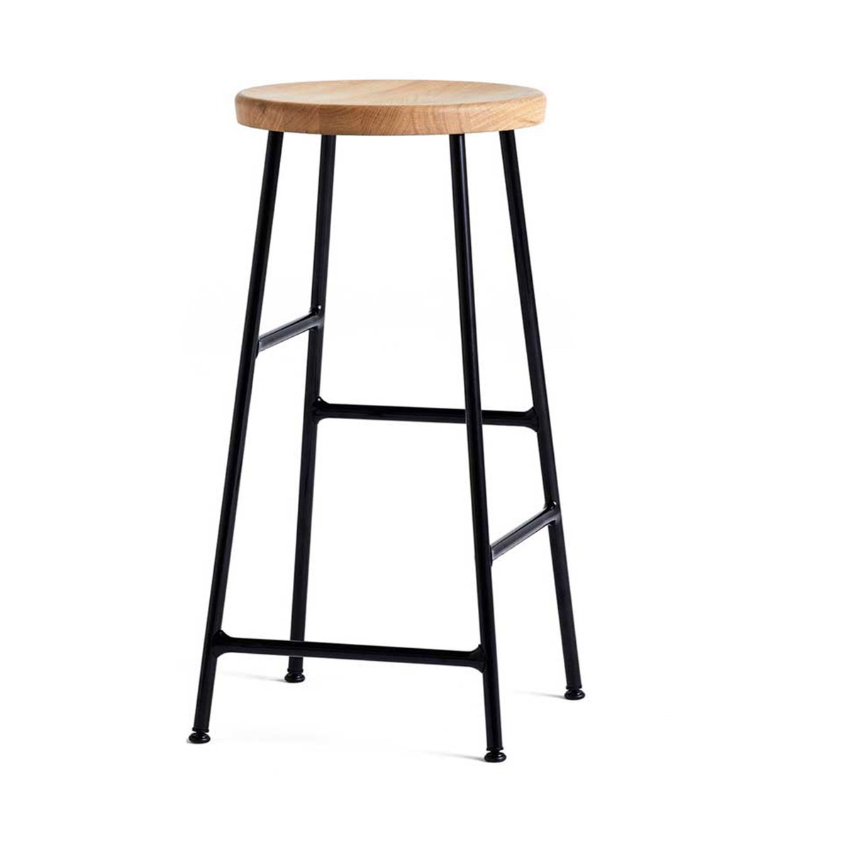 Bilde av HAY Cornet barkrakk 65 cm Oiled oak-soft black