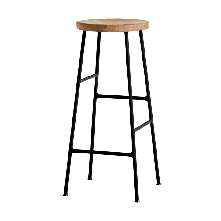 Cornet rund barkrakk 75 cm - Oiled oak-soft black - HAY