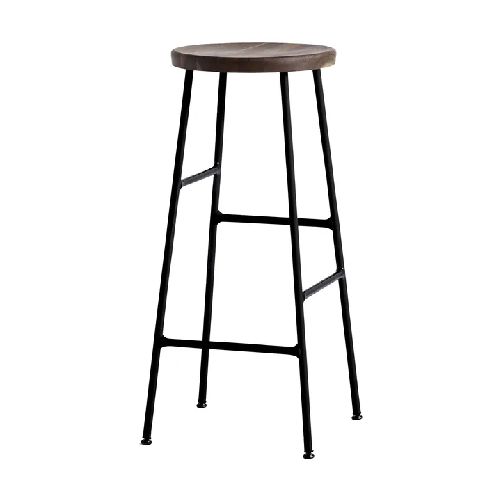 Cornet rund barkrakk 75 cm - Smoked oiled oak-soft black - HAY