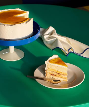 Display kakefat på fot Ø 26,5 cm - Blå-beige - HAY