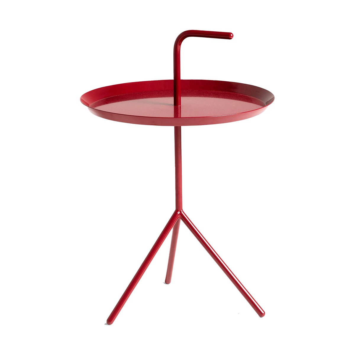 Bilde av HAY DLM sidebord Ø38 cm Cherry red high gloss