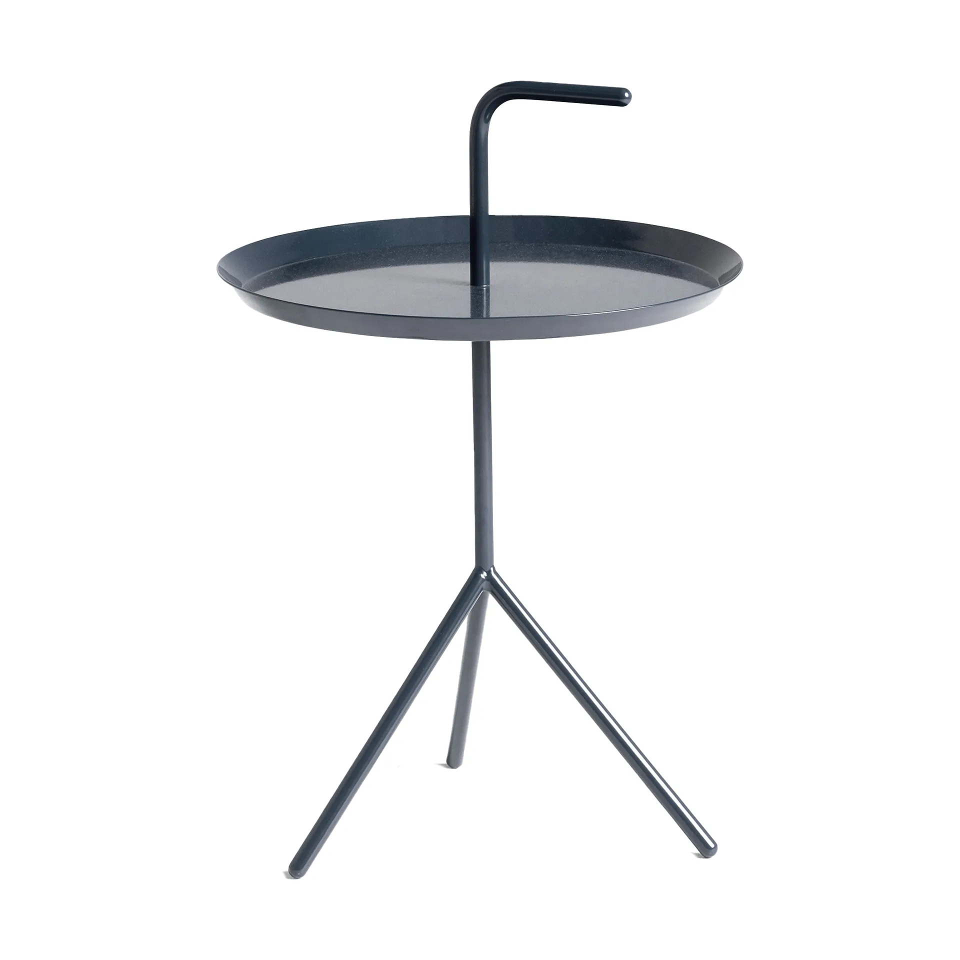 DLM sidebord Ø38 cm, Deep blue high gloss HAY