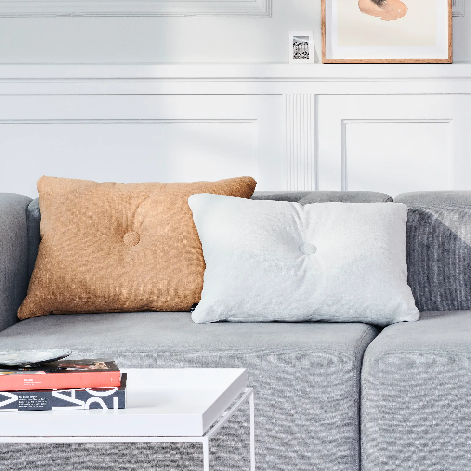 Dot Cushion Tint 1 Dot pute 45x60 cm, Cognac HAY