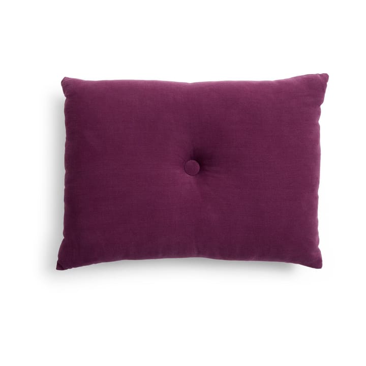 Dot Linen pute 45x60 cm - Burgundy - HAY