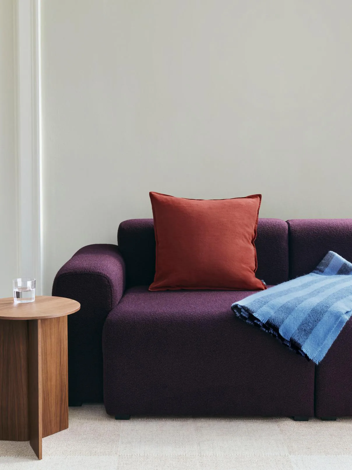 Duo pledd 130x180 cm, Sky blue HAY