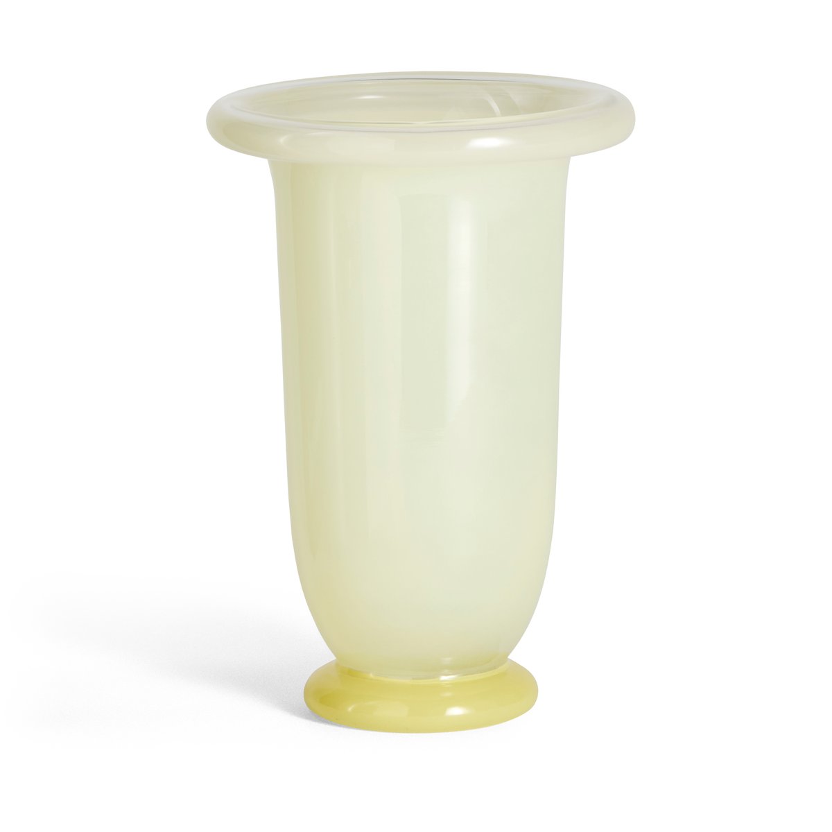 Bilde av HAY Empire vase Medium Lime yellow-dark lime