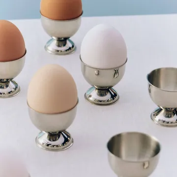 Essential Steel eggeglass - Rustfritt stål, 4,5×Ø4,5 cm - HAY