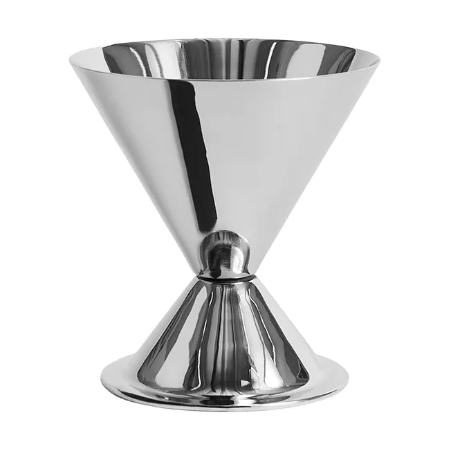 Essential Steel glassbolle - Rustfritt stål, 10,5xØ10 cm - HAY