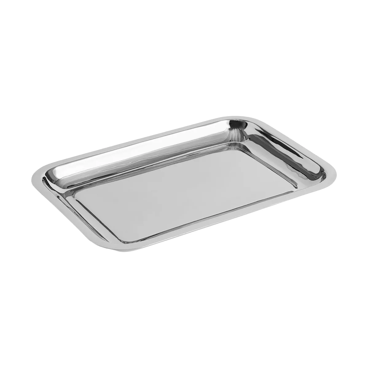 Essential Steel serveringsfat, Rustfritt stål, rektangulær, small HAY