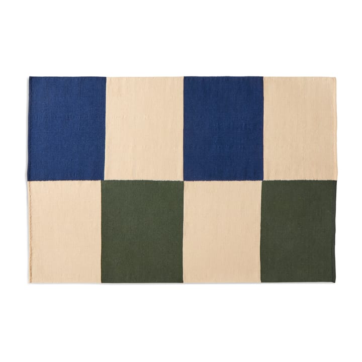 Ethan Cook Flat Works teppe 200 x 300 cm - Peach green check - HAY