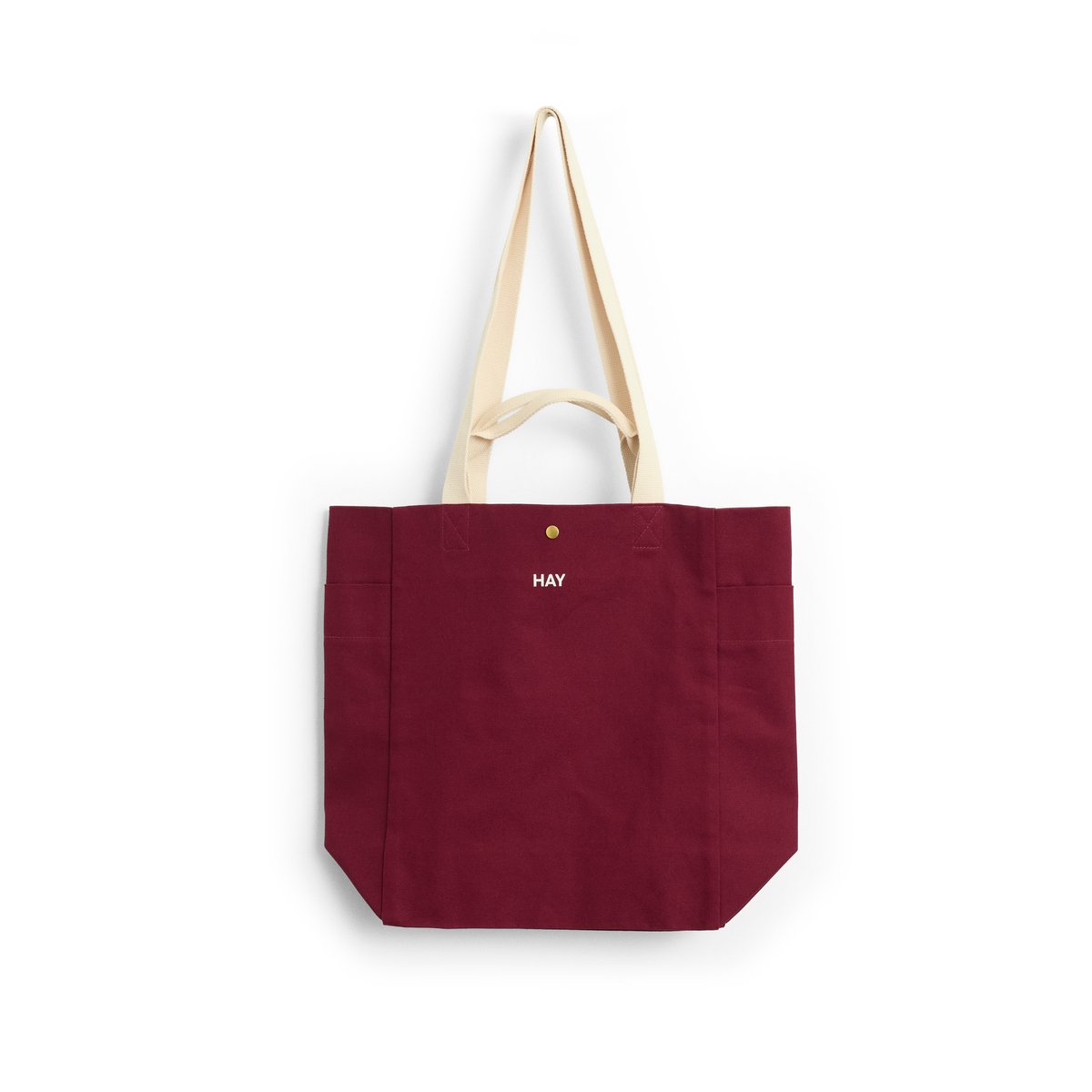HAY Everyday Tote Bag veske Burgundy | Skandinavisk Design | Oppbevaringskurver | Rød