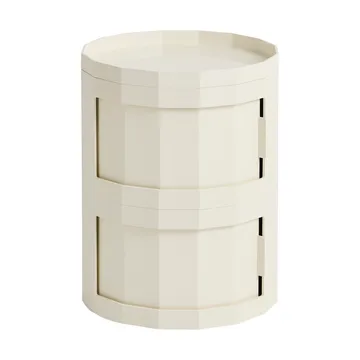 Facet Cabinet 20 sidebord - Eggshell - HAY