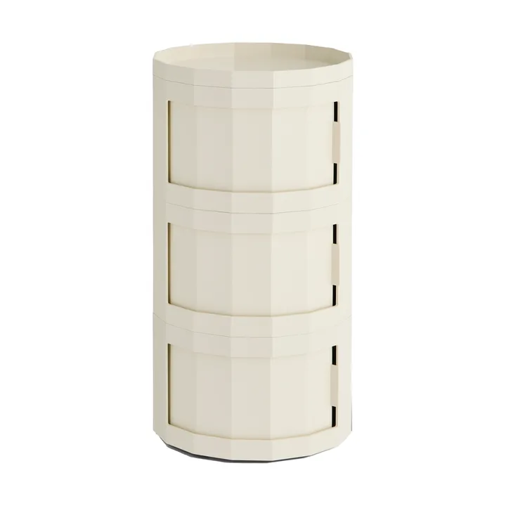 Facet Cabinet 30 sidebord - Eggshell - HAY