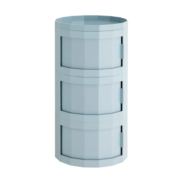 Facet Cabinet 30 sidebord - Misty blue - HAY