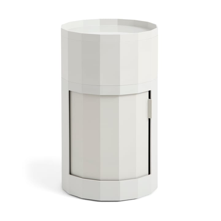 Facet Cabinet high sidebord 66 cm, Eggshell HAY