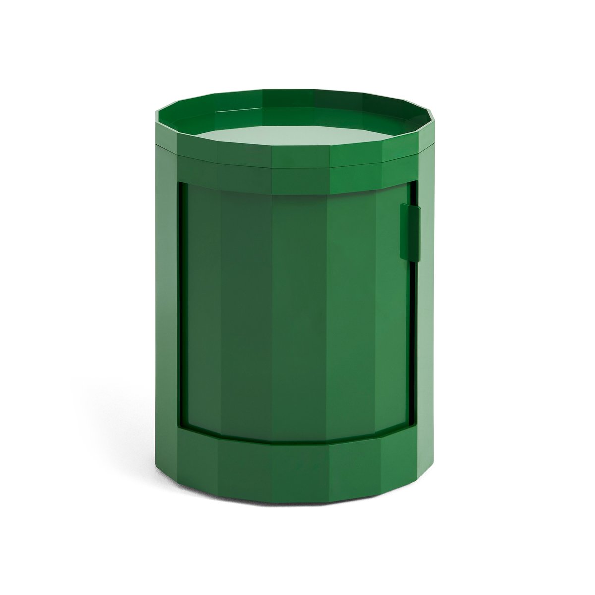 Bilde av HAY Facet Cabinet low sidebord 49 cm Spinach green